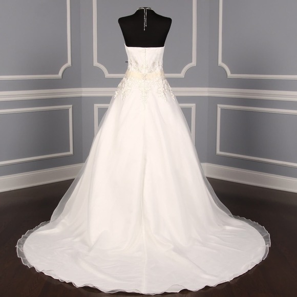 ST PUCCHI Grace Z157 Embroidered Organza Formal Bridal Plus Wedding Dress 20 - Picture 6 of 8